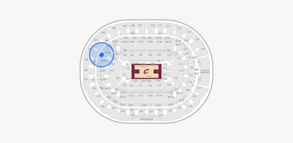 Rocket Arena Seating Chart