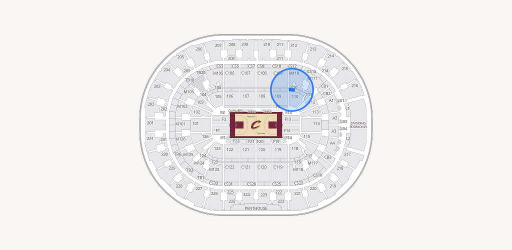 Rocket Arena Seating Chart
