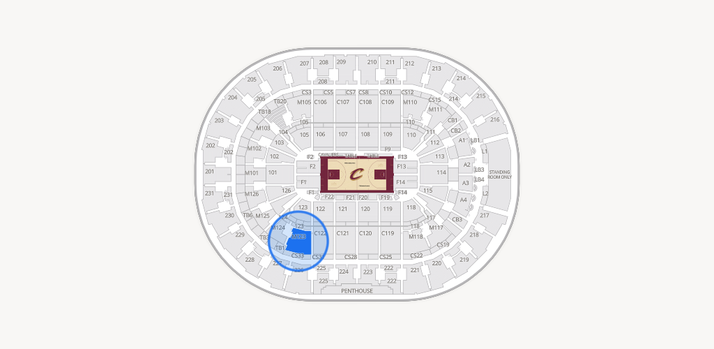 Rocket Arena Seating Chart