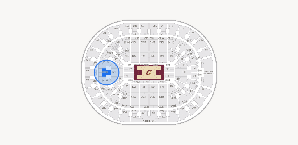 Rocket Arena Seating Chart