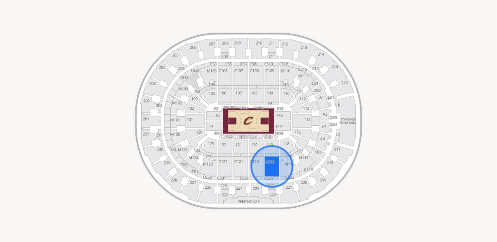 Rocket Arena Seating Chart