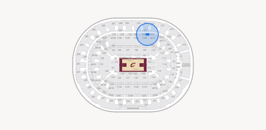 Rocket Arena Seating Chart
