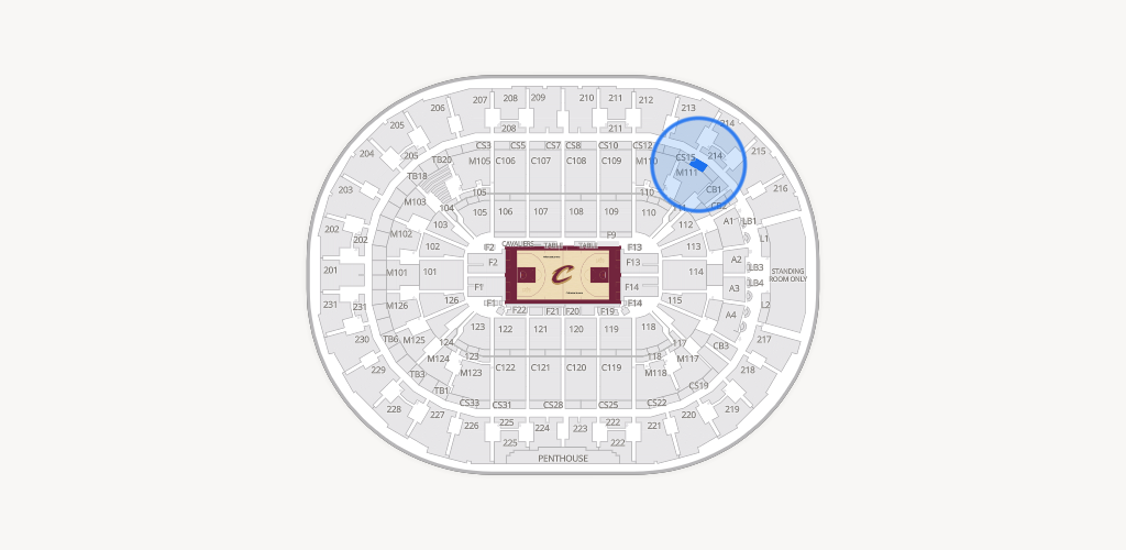 Rocket Arena Seating Chart