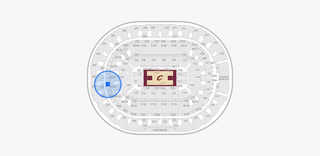 Rocket Arena Seating Chart