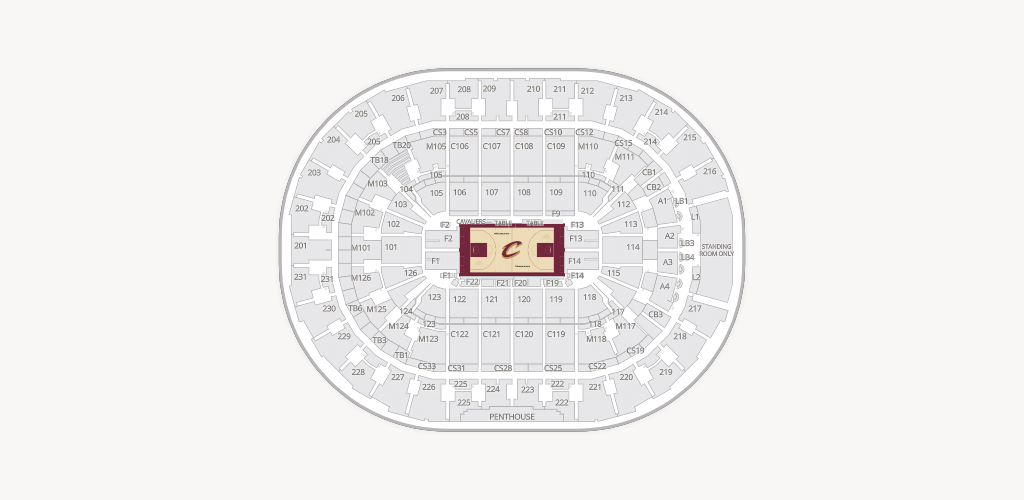 Rocket Arena Seating Chart
