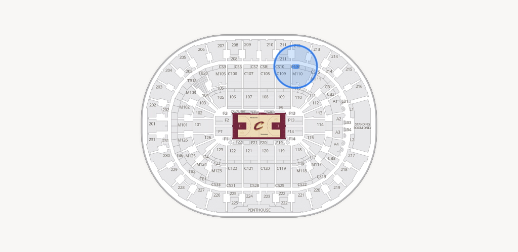 Rocket Arena Seating Chart