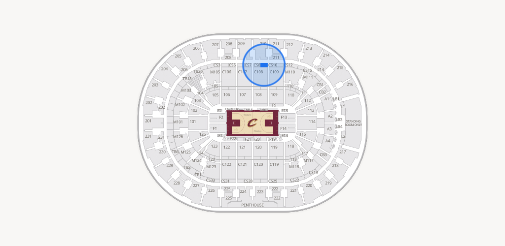 Rocket Arena Seating Chart