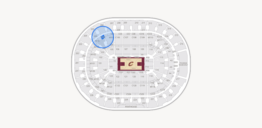 Rocket Arena Seating Chart