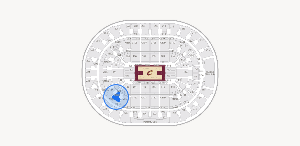 Rocket Arena Seating Chart