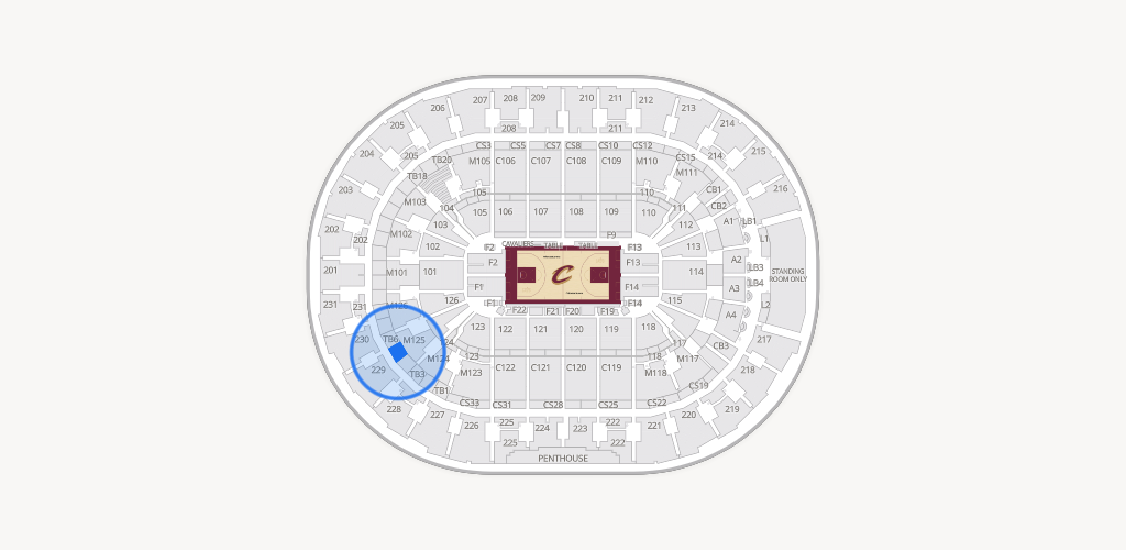 Rocket Arena Seating Chart