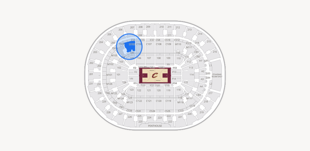 Rocket Arena Seating Chart