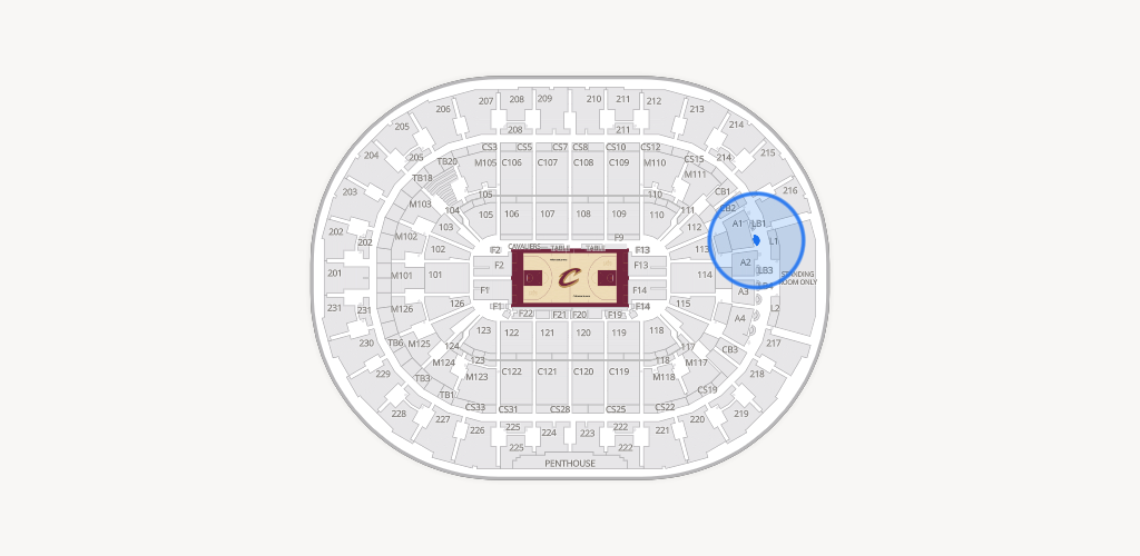 Rocket Arena Seating Chart