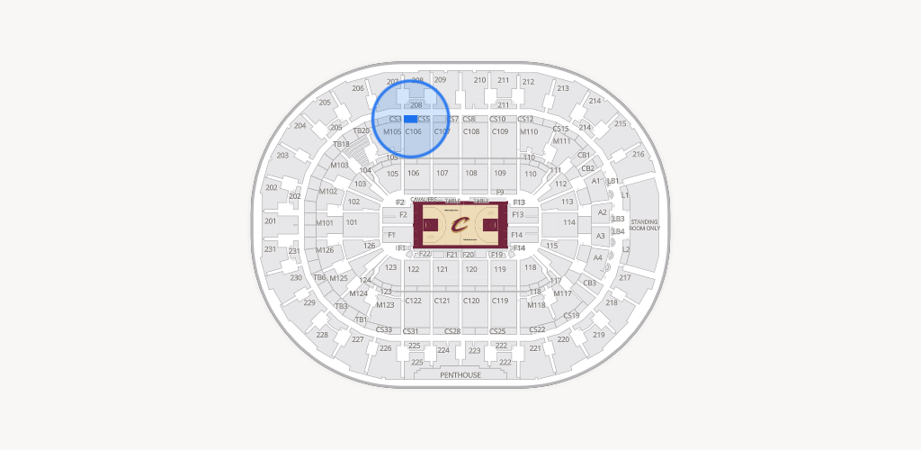 Rocket Arena Seating Chart