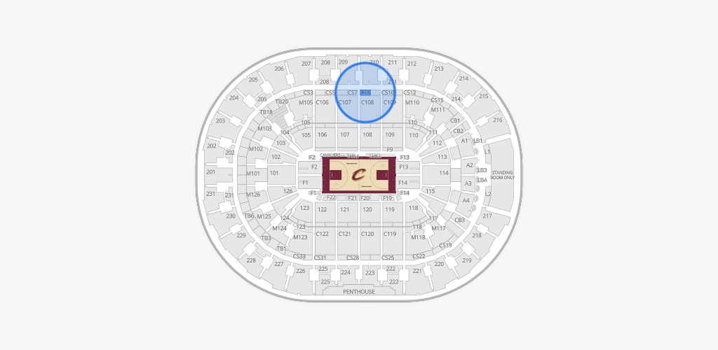 Rocket Arena Seating Chart