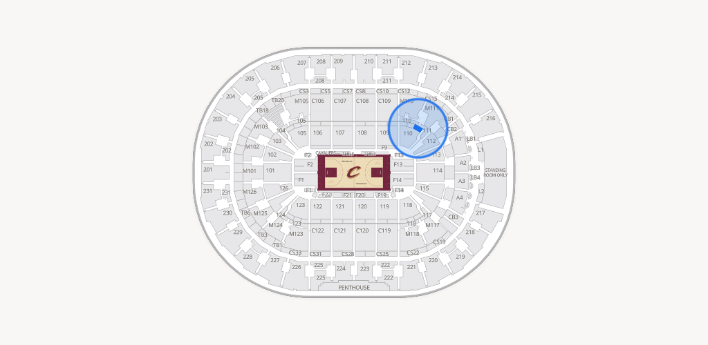 Rocket Arena Seating Chart