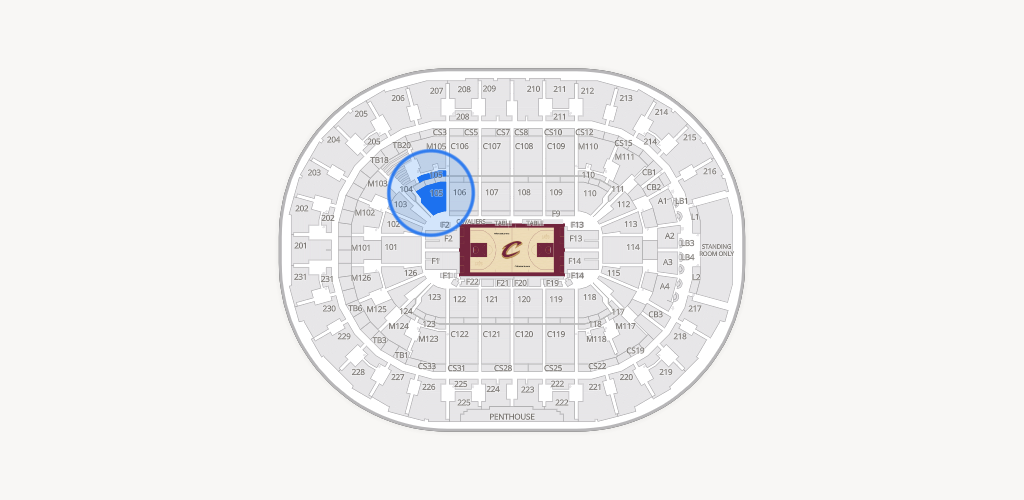 Rocket Arena Seating Chart