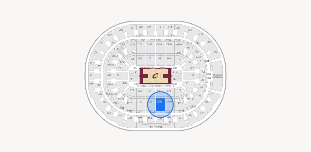Rocket Arena Seating Chart