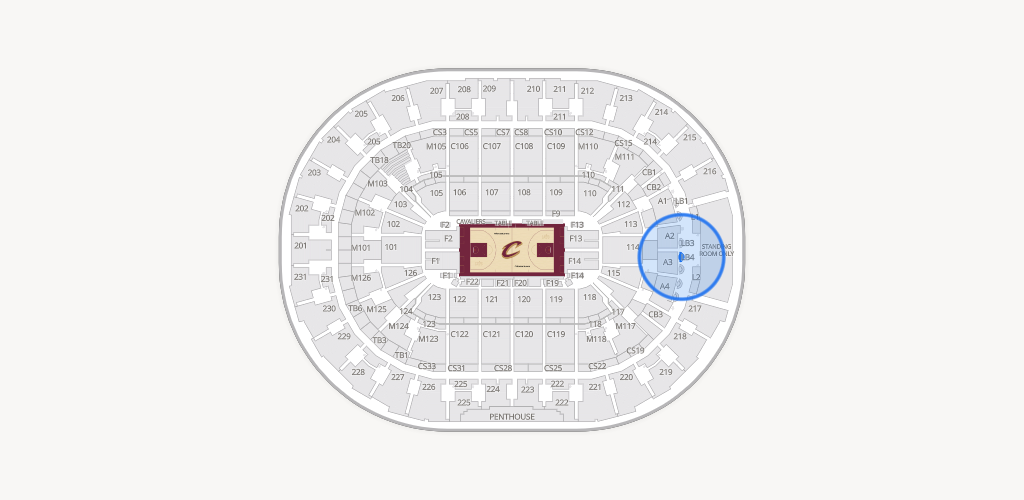Rocket Arena Seating Chart