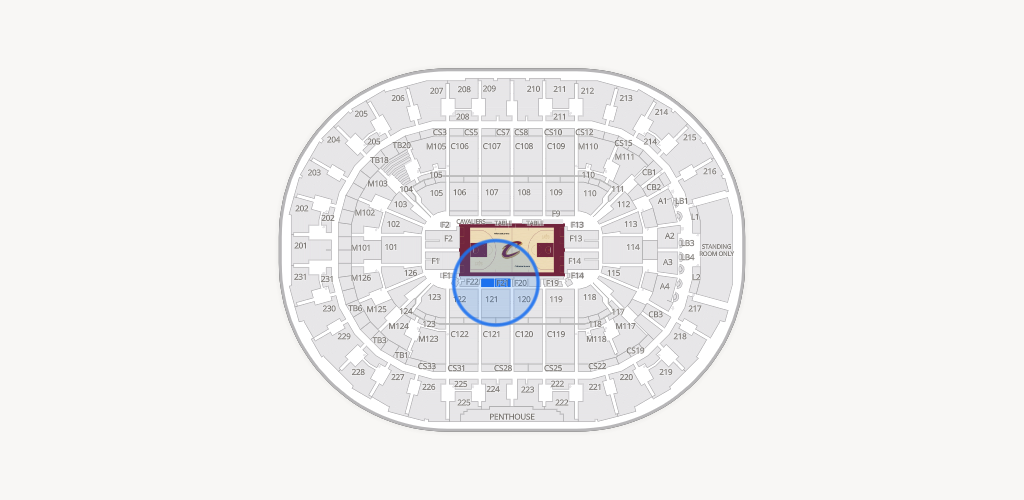Rocket Arena Seating Chart