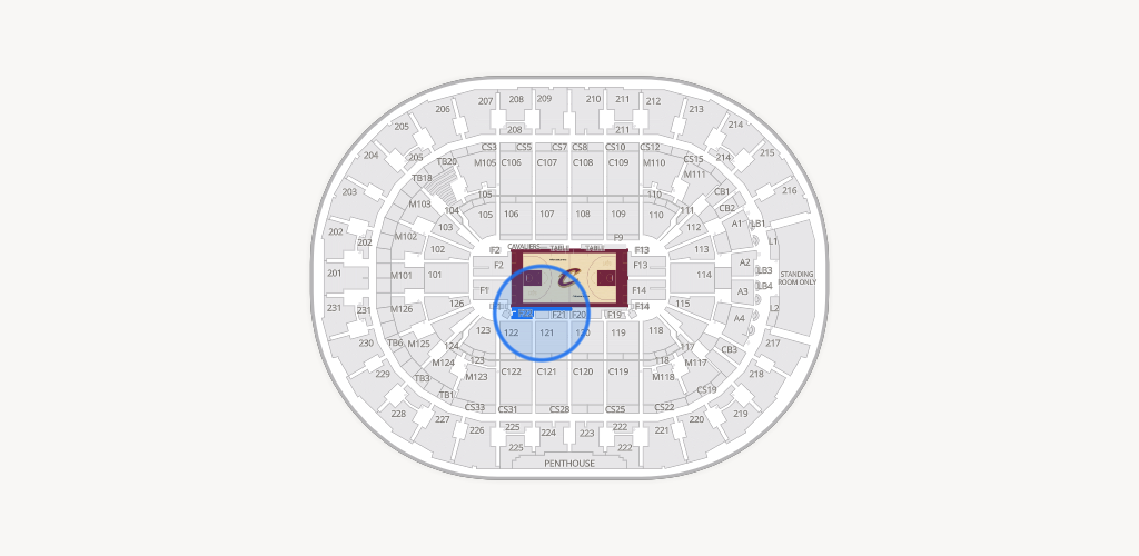 Rocket Arena Seating Chart
