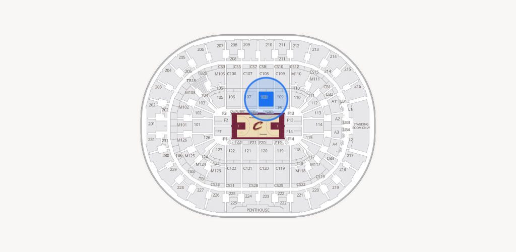 Rocket Arena Seating Chart