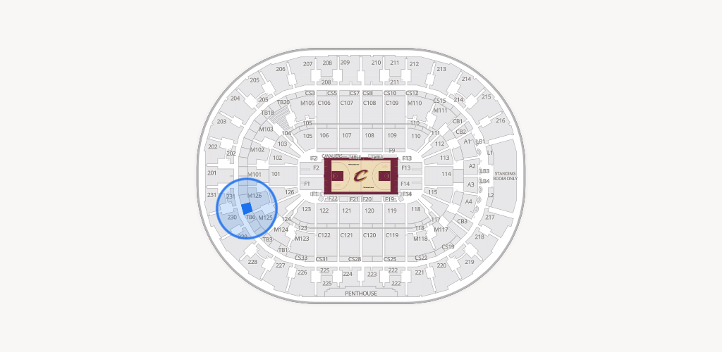 Rocket Arena Seating Chart