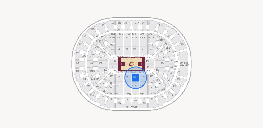 Rocket Arena Seating Chart
