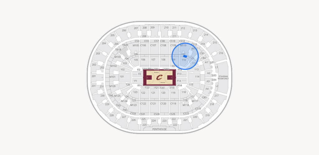 Rocket Arena Seating Chart