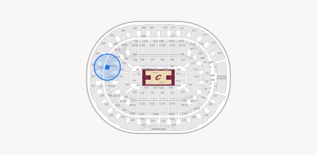 Rocket Arena Seating Chart