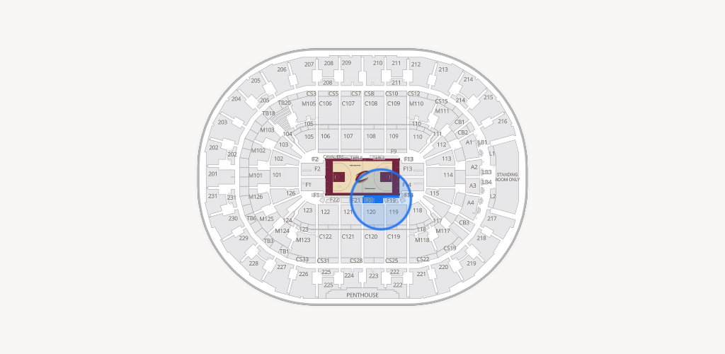 Rocket Arena Seating Chart