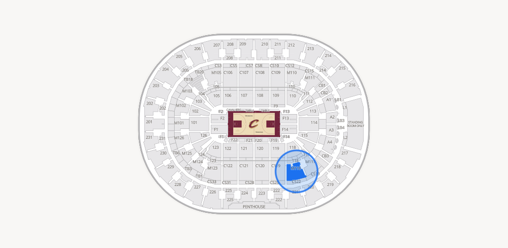 Rocket Arena Seating Chart