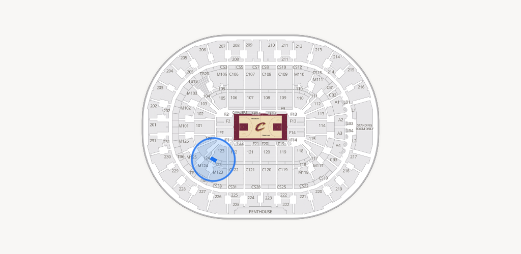 Rocket Arena Seating Chart