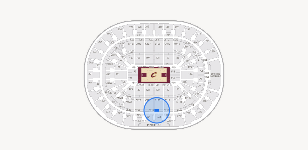 Rocket Arena Seating Chart
