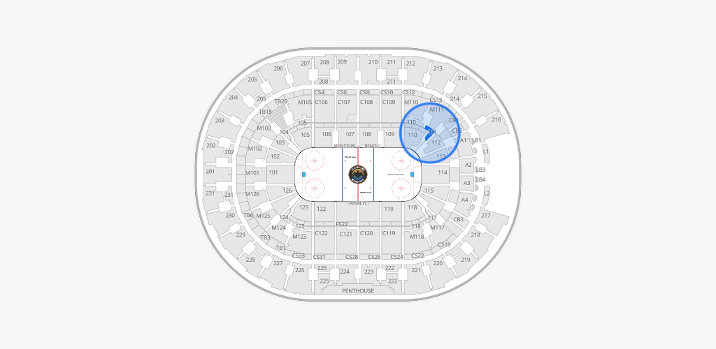 Rocket Arena Seating Chart
