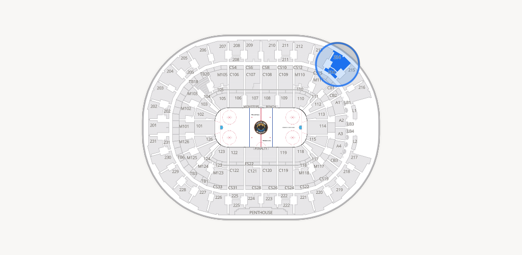 Rocket Arena Seating Chart