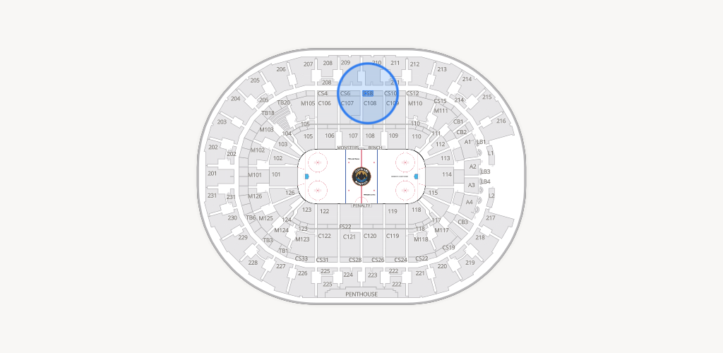 Rocket Arena Seating Chart