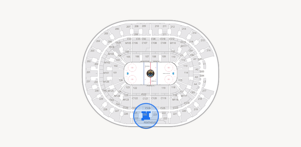 Rocket Arena Seating Chart