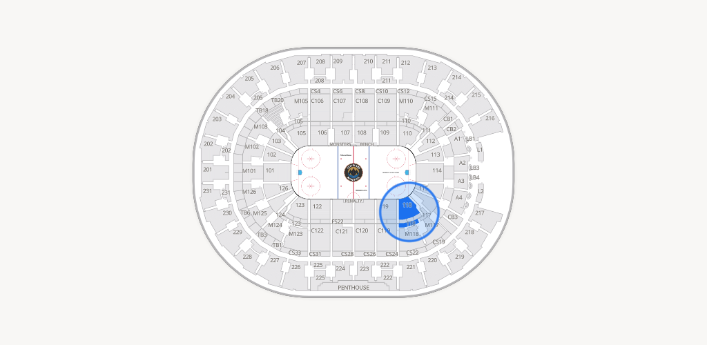 Rocket Arena Seating Chart