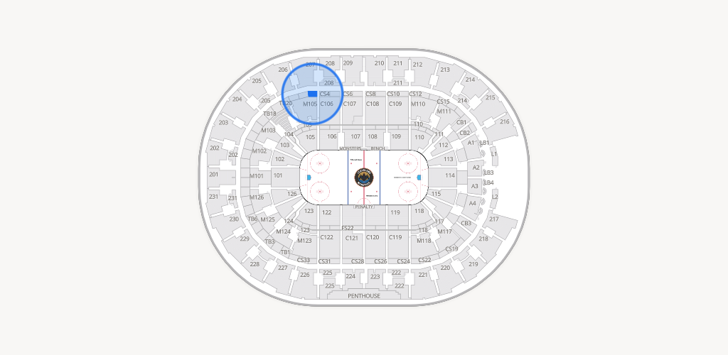 Rocket Arena Seating Chart