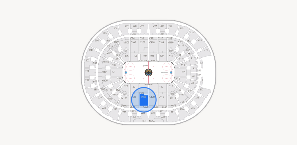 Rocket Arena Seating Chart