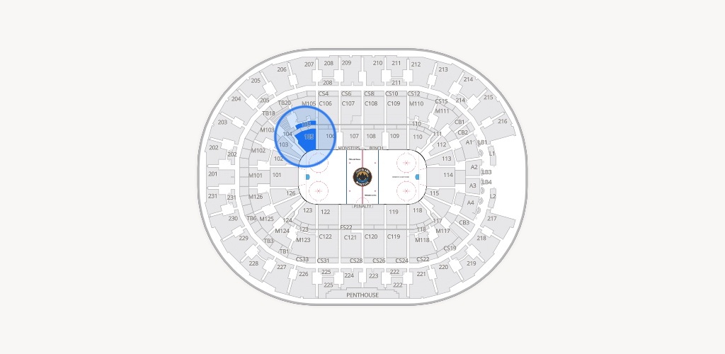Rocket Arena Seating Chart