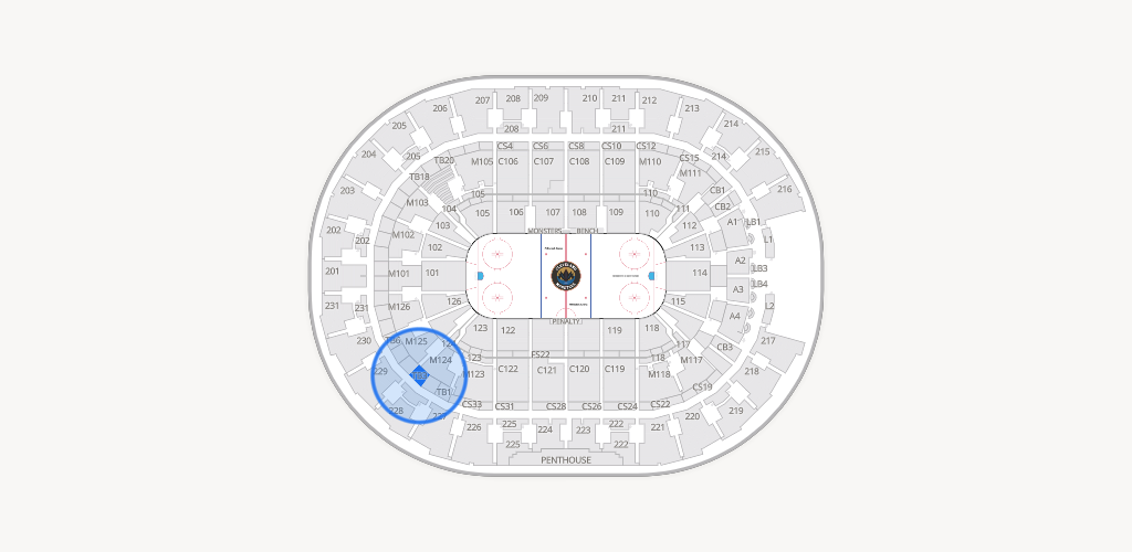 Rocket Arena Seating Chart