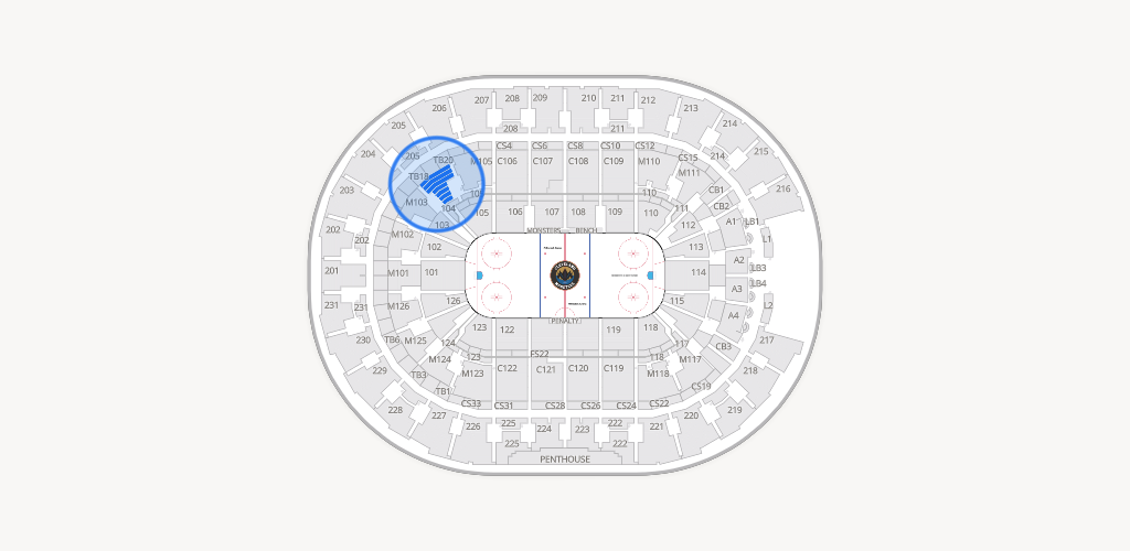 Rocket Arena Seating Chart