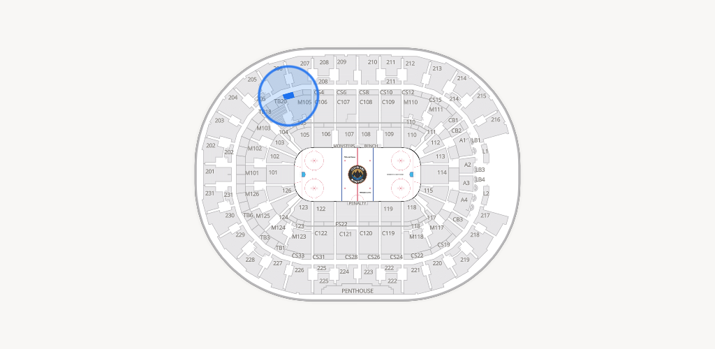 Rocket Arena Seating Chart