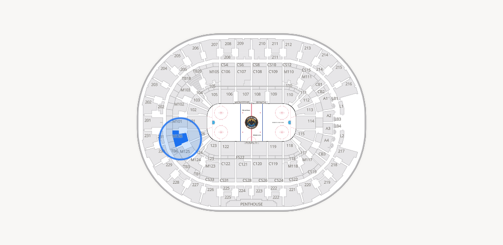 Rocket Arena Seating Chart