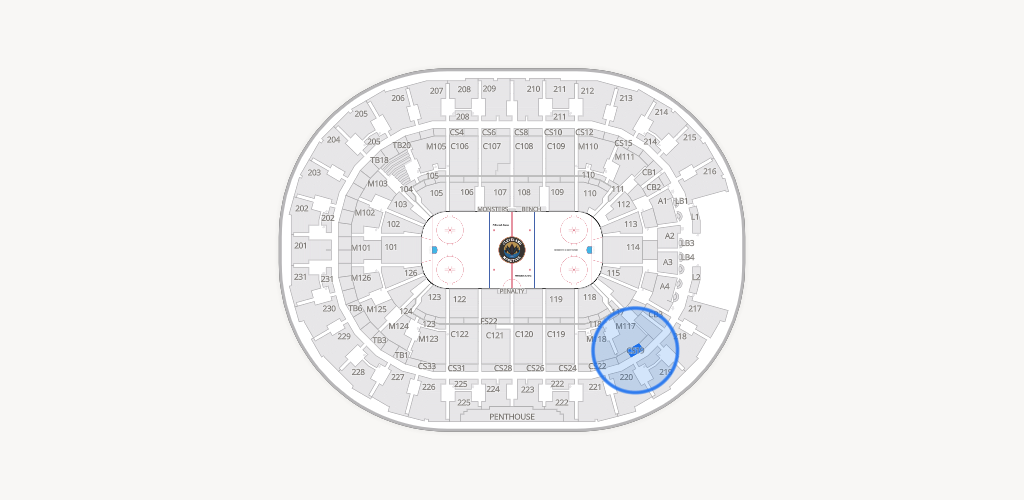Rocket Arena Seating Chart