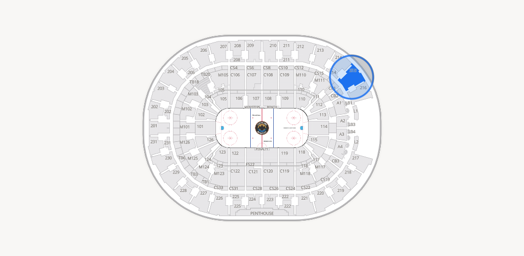 Rocket Arena Seating Chart