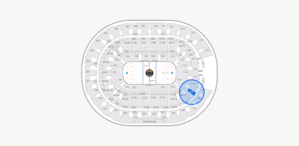 Rocket Arena Seating Chart