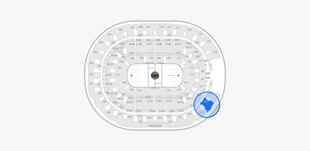 Rocket Arena Seating Chart