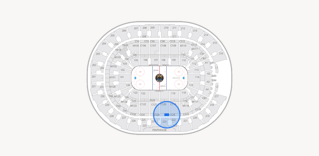 Rocket Arena Seating Chart